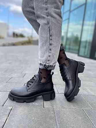 Черевики жіночі GREMMY чорні шкіра натуральна 36-40 (4983) Коломыя