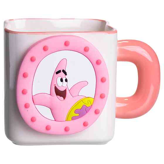 Порцелянова чашка "Патрік " з магнітним декором 500 мл, Кружка дитяча чашка із порцеляни на подарунок FM-12P Коломия