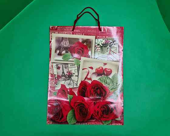 Подарунковий паперовий пакет Гігант (широке дно)о 30/40/17 (артGSD-13) (12 шт) Харків