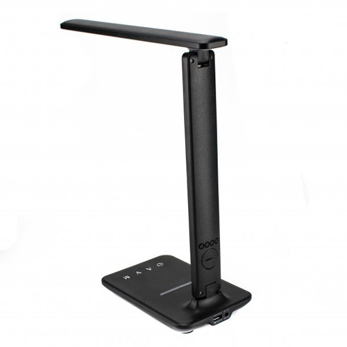 Лампа настільна LED з бездротовою зарядкою 10Вт і РК, TX26C0, чорна Вінниця - фото 2