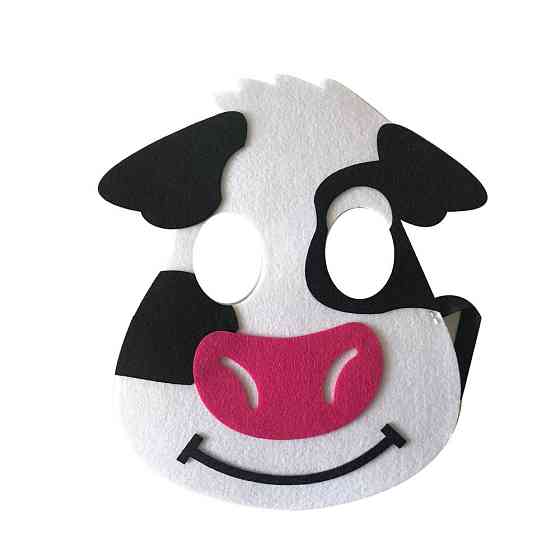 Детская маска Корова для детей one size разноцветный Киев