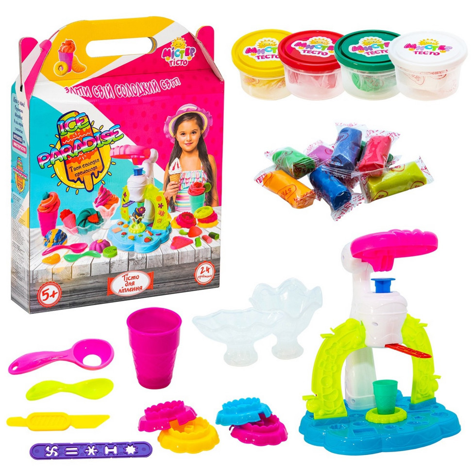 Дитячий набір для творчості "Містер тісто - Ice paradise" 71502, 24 предмети Вінниця - фото 1