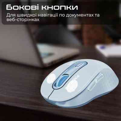Мишка Promate Ken Wireless/Bluetooth Blue (ken.blue) Вінниця