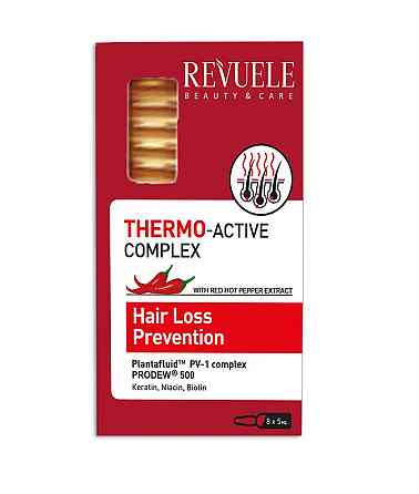 Термо активний комплекс для волосся в ампулах Профілактика випадіння волосся Revuele 8х5 мл Київ