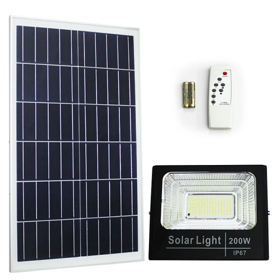 Прожектор на сонячній батареї 200W Solar Light 24585 Луцьк