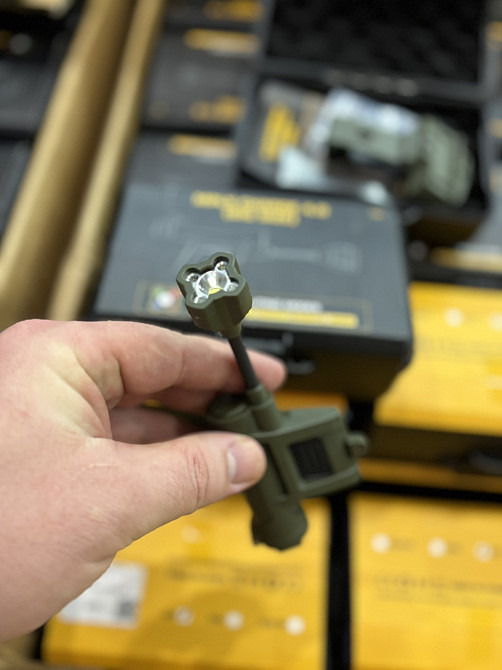 Ліхтар тактичний MPLS Charge 4.0 big size з кріпленням на шолом Оливковий Київ - фото 8