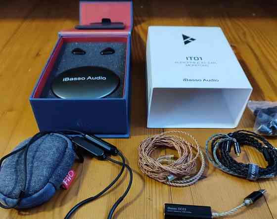 Навушники Комплект Ibasso підсилювач FiiO Bluetooth гарнітура. Київ