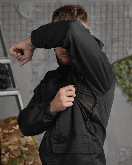 Тактическая  куртка кайот mansory black  НП4885 Одесса - изображение 9