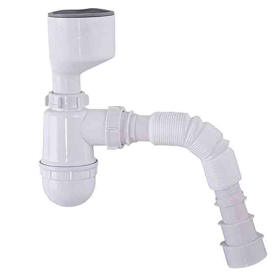 Сифон Waterstal для пісуара 11/4 з манжетом D 50, з гофрою 40/50 P31009 (000027985) Київ