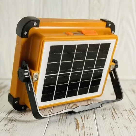 Вуличний світлодіодний прожектор LR-150 Solar LED light (акумуляторний, сонячна панель, PowerBank, USB, IP65) Одеса