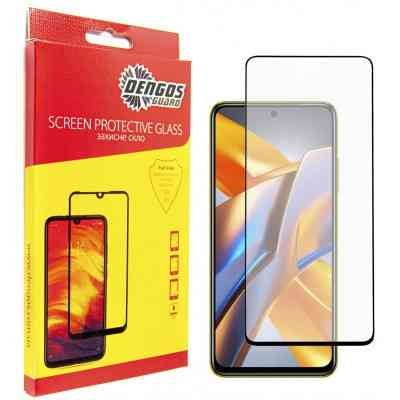 Стекло защитное Dengos Full Glue Poco M5s (black) (TGFG-301) Винница