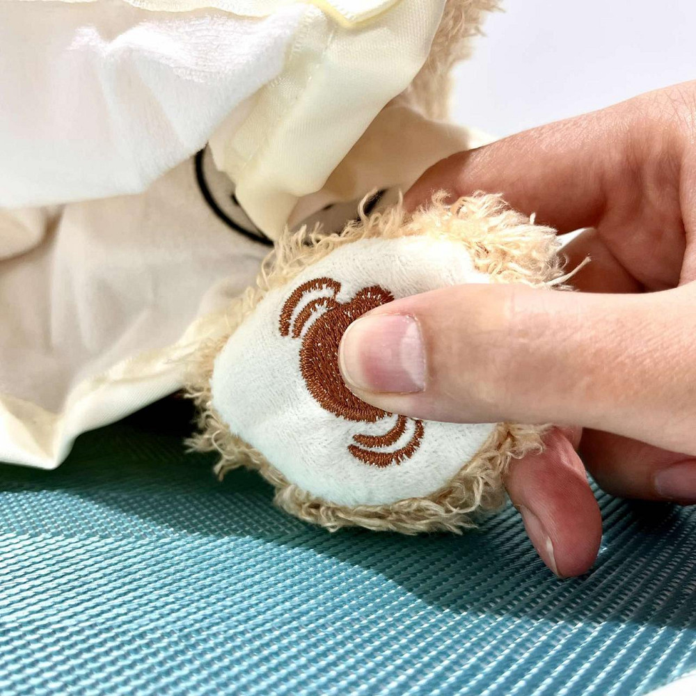 Ведмедик казкар інтерактивний грає в хованки розповідає казки Бежевий (M 5843 I UA) Чернігів - фото 6