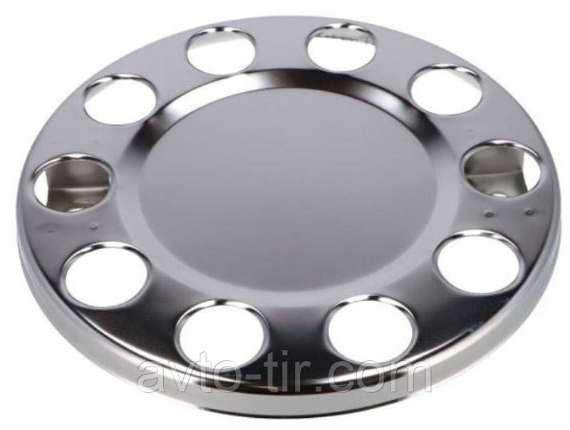 Ковпак колеса передній 22,5" корона 10 отворів, універсальний, закритий Луцьк - фото 1