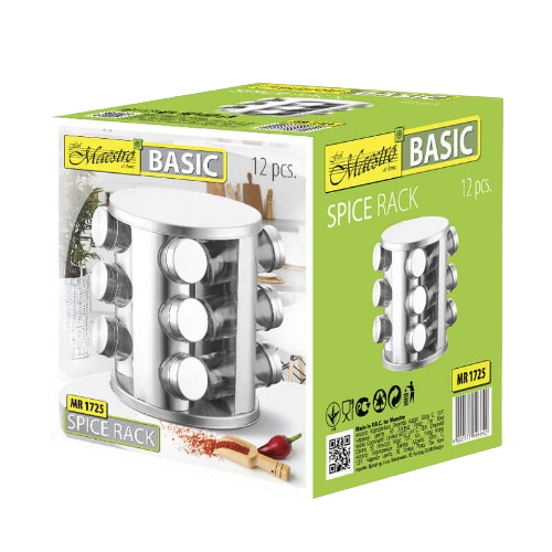 Набір для спецій Basic 12шт Maestro MR-1725 Житомир - изображение 3