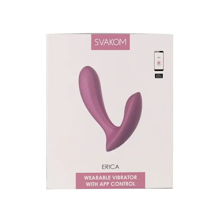 Смарт вібратор в трусики Svakom Erica Romantic Rose, дуже гнучкий, 2 мотори Львів - фото 8