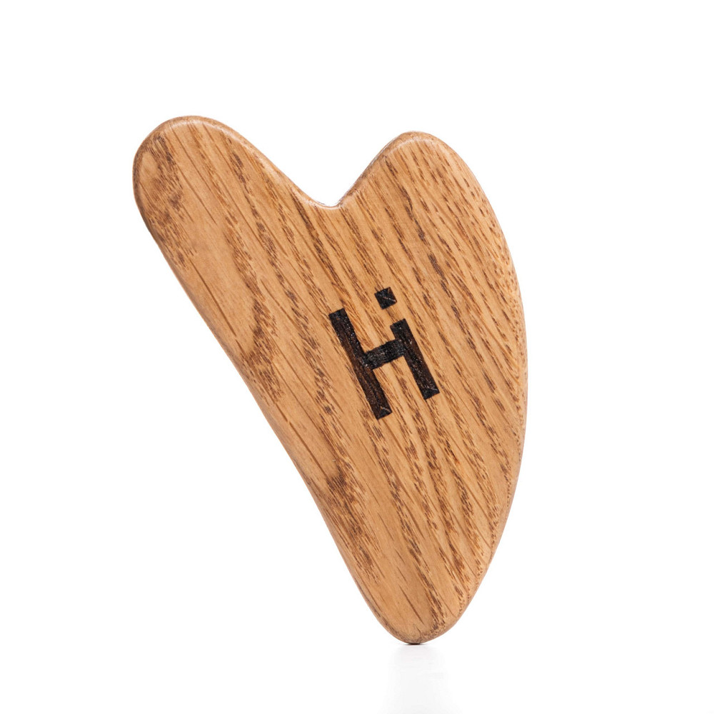 Шкребок гуаша для масажу обличчя дерев‘яний Hillary Киев - изображение 2