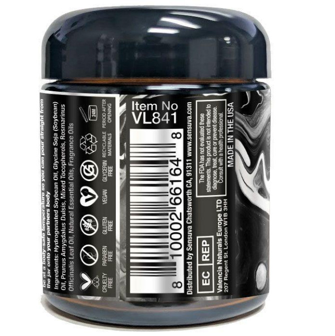 Масажна свічка Sensuva [HE]RO Dark Temptation Massage Oil Candle 113г Sex Aura Київ - фото 2