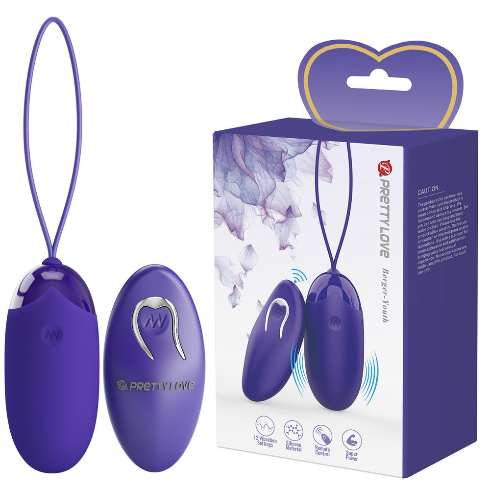 Віброяйце Pretty Love Berger Youth wireless egg Blue Sex Aura Київ - фото 1