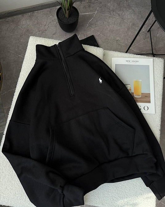 Жіночий утеплений оверсайз світшот тринитка на флісі 42-48 Одеса - фото 3