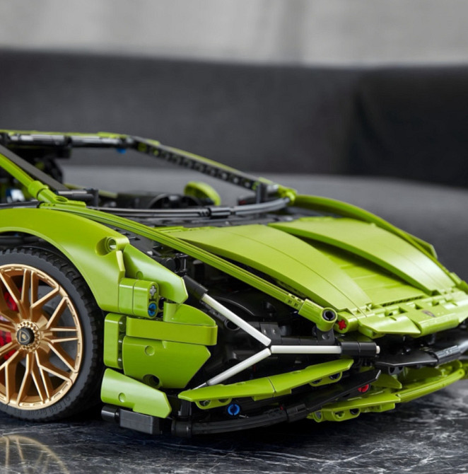 Конструктор машинка Technik  Lamborghini Sian FKP 37 3696 деталей, розмір 1:8  Ламборджині FKP 37 Київ - фото 7