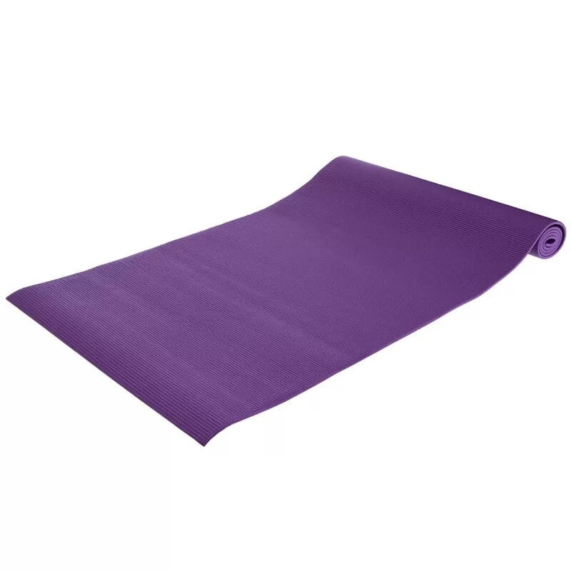 Килимок гімнастичний для йоги та фітнесу Power System PS-4014 PVC Fitness-Yoga Mat Фіолетовий, 173x61x0.6 см Київ - фото 3