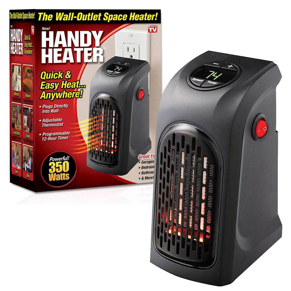 Портативный обогреватель 400Вт HANDY HEATER, с таймером / Комнатный тепловентилятор с дисплеем от сети Киев - изображение 9