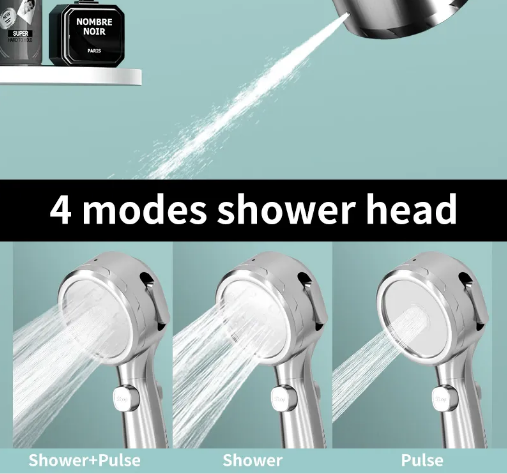 Пластиковая лейка насадка в душ с цифровым  индикатором температуры 28 х 9 х 2 см Одесса - изображение 4