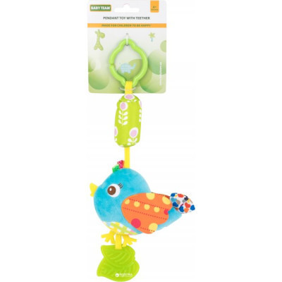 Іграшка-підвіска Baby Team дзвіночок Пташка блакитна (8520_Пташка_блакитна) Вінниця - фото 1
