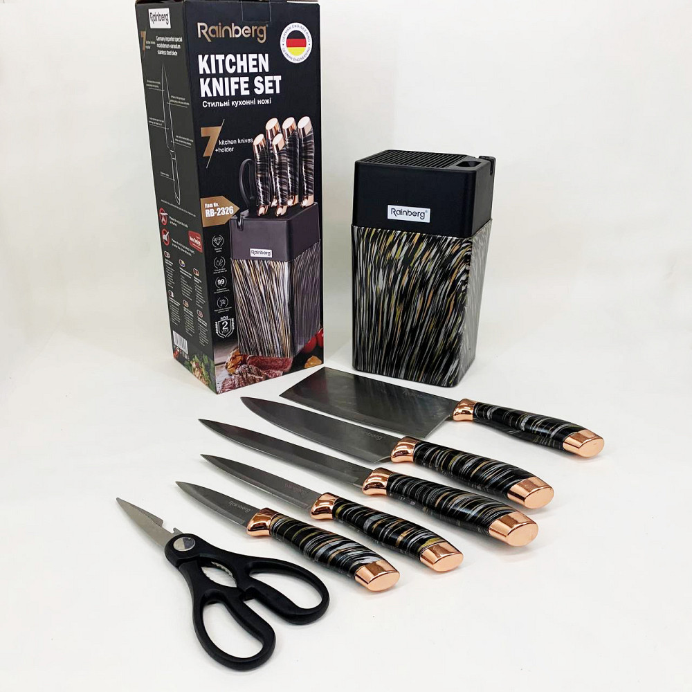 Набір ножів для кулінарних завдань, Набір ножів кухонних сталь Топ кращих для кухні XB-32 Івано-Франківськ - фото 1