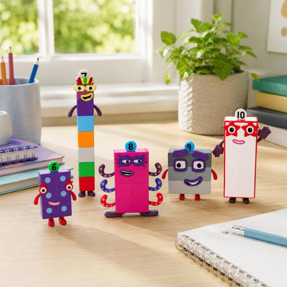 Набір ігрових фігурок Numberblocks Друзі від 6 до 10 Вінниця - фото 5