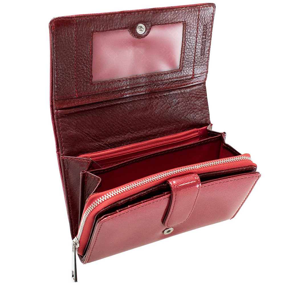 Кошелек женский кожаный Semi Line RFID Red (P8237-2) Вінниця - фото 2