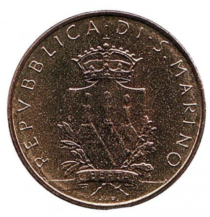 Ключі. Інституційні органи держави. Монета 20 лір. 1979 рік, Сан-Марино.UNC Полтава - фото 1