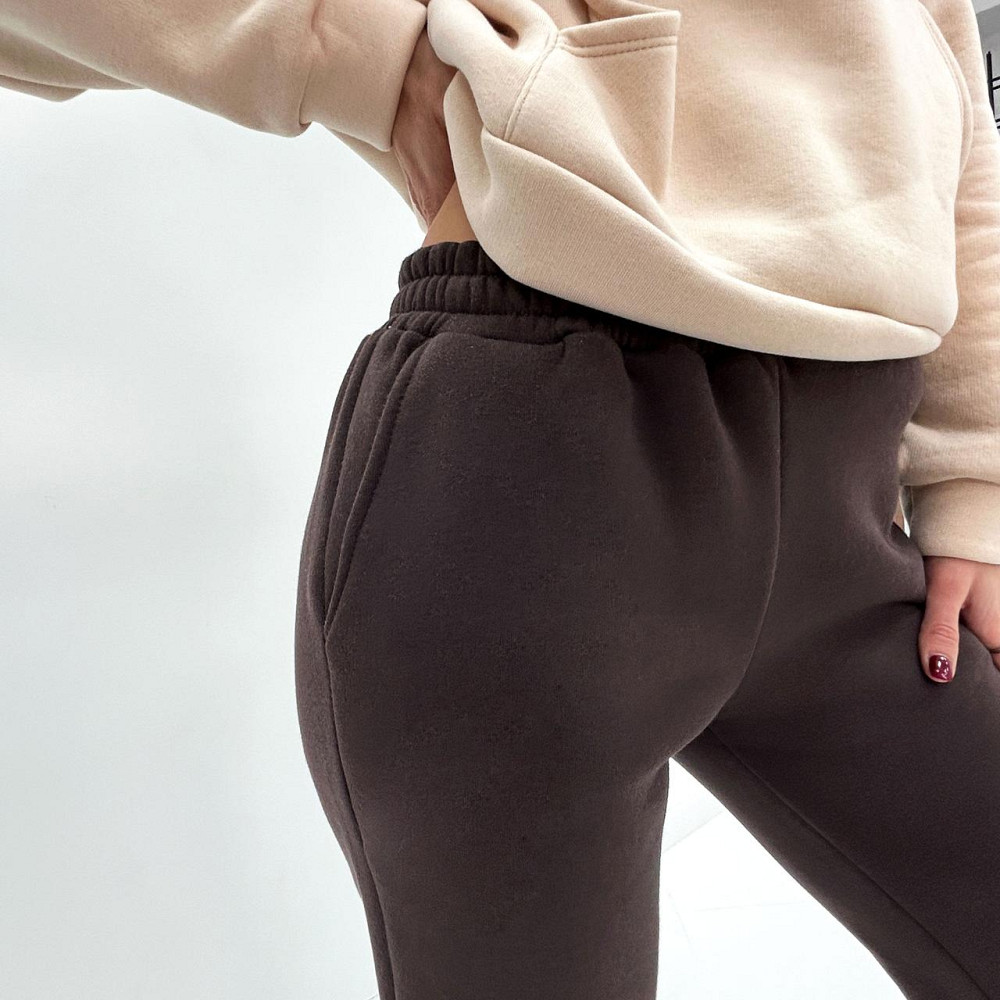 Женские спортивные штаны на флисе Mirage 50-52, Шоколадный Киев - изображение 2