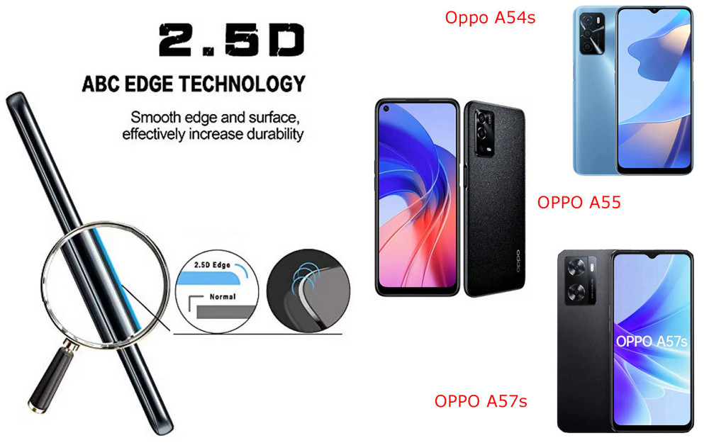 Защитное стекло ArmorGlass для Oppo A54s, OPPO A55, OPPO A57s – устойчивое к царапинам и ударам Киев - изображение 2