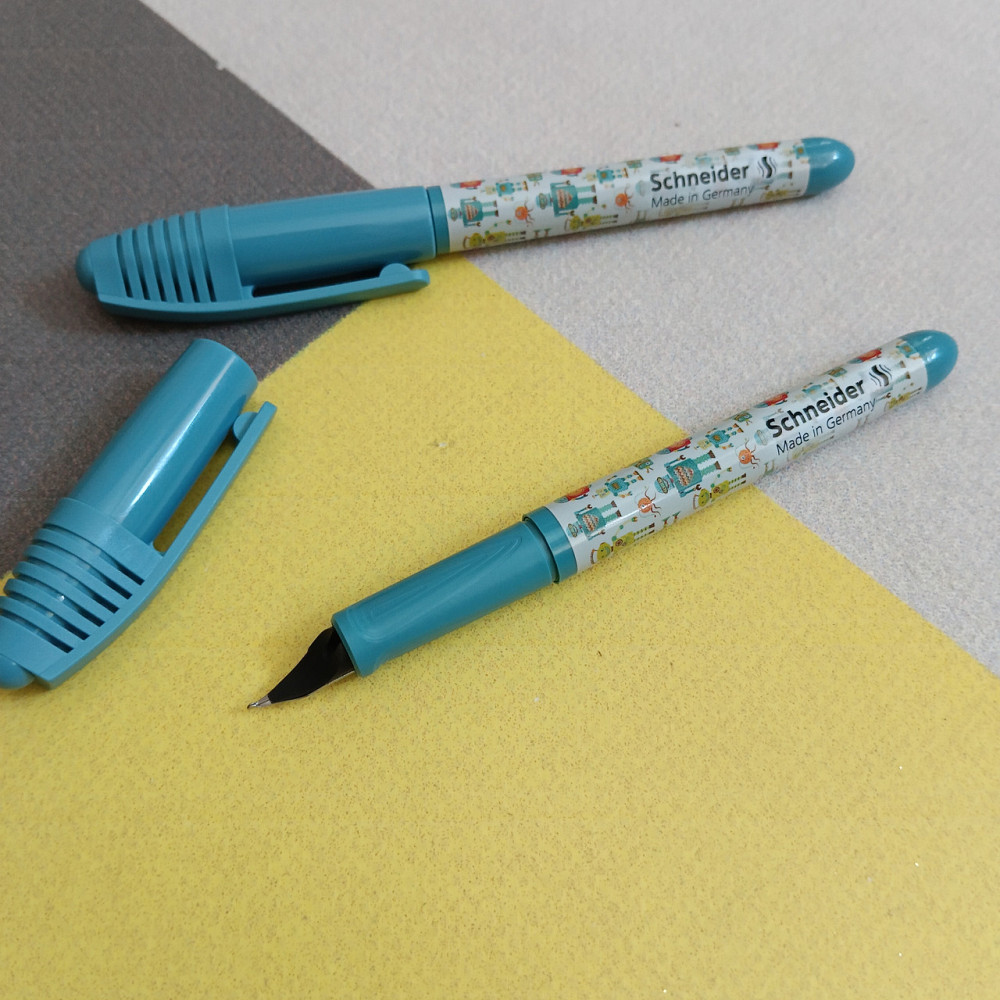 Ручка чорнильна Schneider відкрите перо і 4 капсули Київ - фото 3