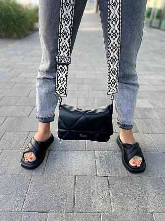 teona Шльопанці жіночі TEONA 265 чорні (літо, шкіра натуральна) (5247) Коломия