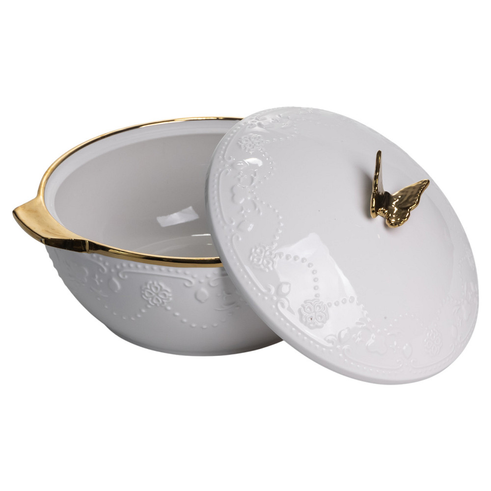 Yiwu Суповий сервіз на 6 осіб супниця 3 (л) з бульйонницями 300 (мл) тарілки для супу SPW-16 Коломия - фото 3