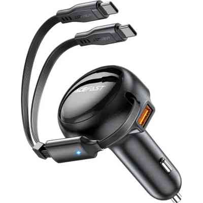 Зарядний пристрій Acefast 3xUSB 53W (2xUSB-C+USB-A) + cable USB-C 2in1 B13 (6974316282921) Вінниця