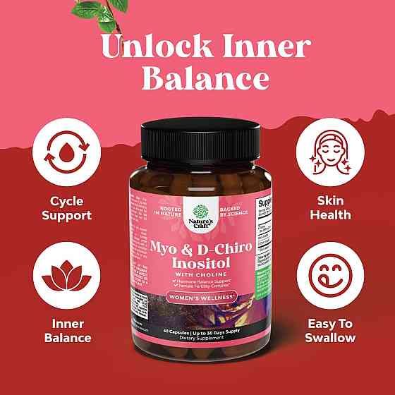 Myo & D-Chiro Inositol with Choline, 60 Capsules Луцьк