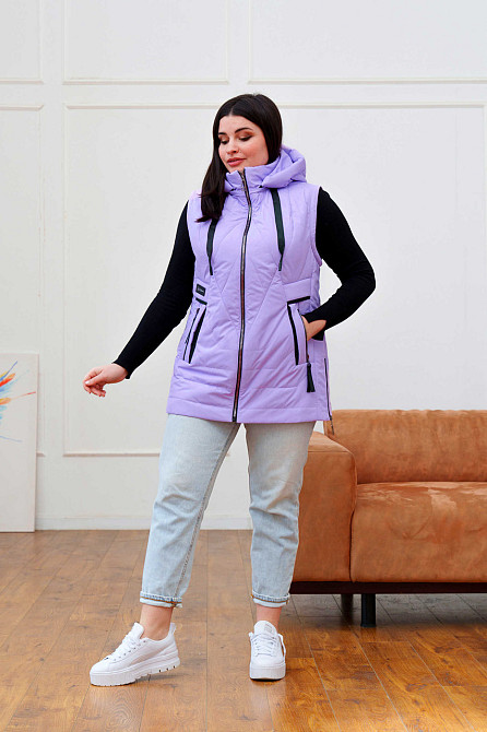 Жіноча куртка жилет весна-осінь. Куртка трансформер. 54-66р Київ - фото 10