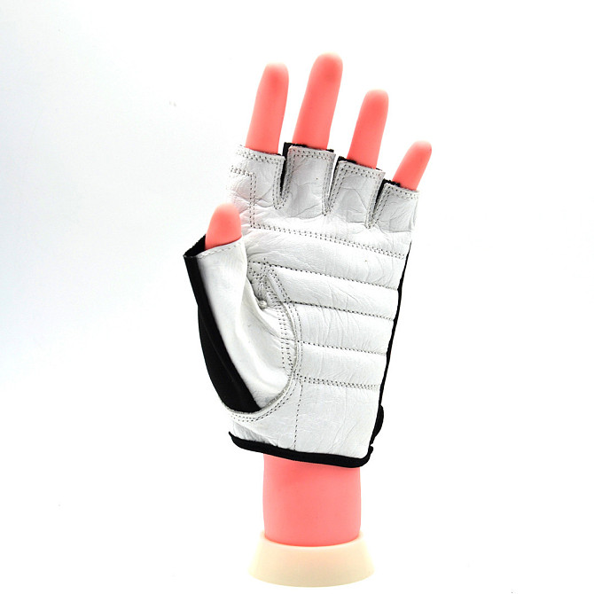 Рукавички для фітнесу MadMax MFG-250 Basic White M Каменское - изображение 3