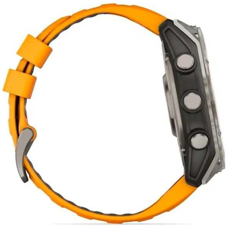 Смарт-Часи Garmin Fenix 8 51 mm. AMOLED Sapphire Titanium .Spark Orange. Київ - фото 2