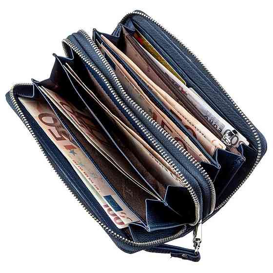 Интересный женский клатч с ремешком ST Leather 18869 Синий Киев