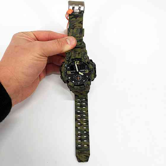 Водонепроницаемые мужские часы SKMEI, Армейские часы милитари Водостойкие тактические JP-38 Львов