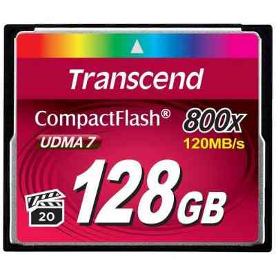 Карта памяти Transcend Compact Flash Card 128Gb 800X (TS128GCF800) Винница