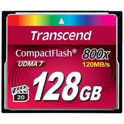 Карта пам&apos;яті Transcend Compact Flash Card 128Gb 800X (TS128GCF800) Вінниця - фото 1