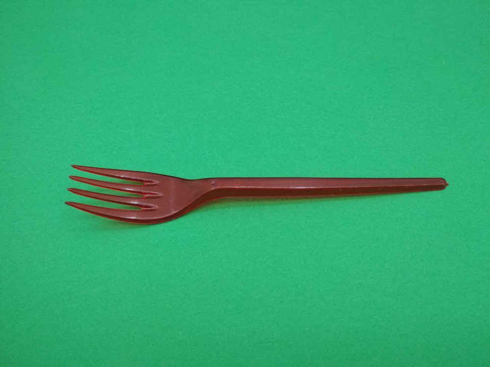 Вилки пластикові 100 шт Червоні Юніта Харків - фото 2