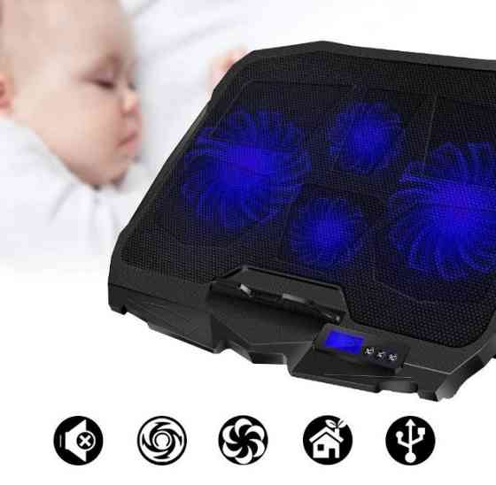 Охолоджуюча підставка для ноутбуків Laptop Cooler S18 діагональ 17.3 " Вінниця