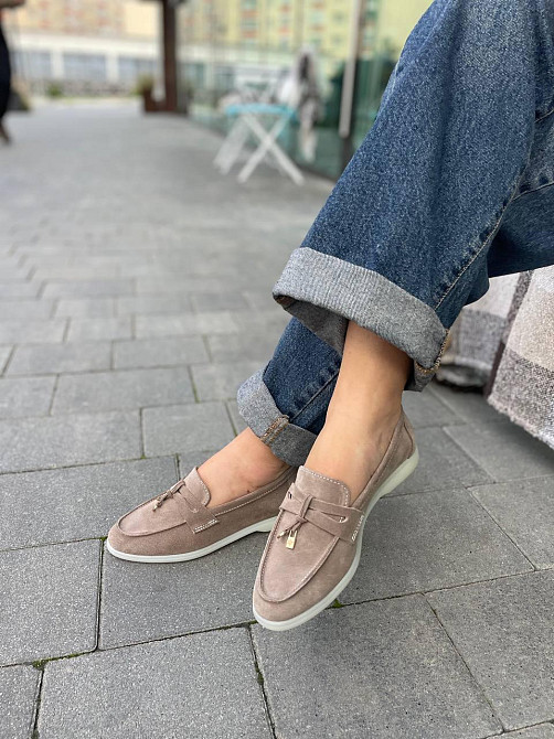 Лоферы женские GREMMY капучино натуральная замша 36-40 (5513) Коломыя - изображение 3