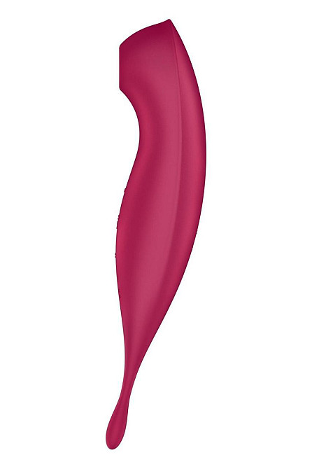 Смарт-вибратор для клитора с вакуумной стимуляцией Satisfyer Twirling Pro+ dark red Sex Aura Киев - изображение 4